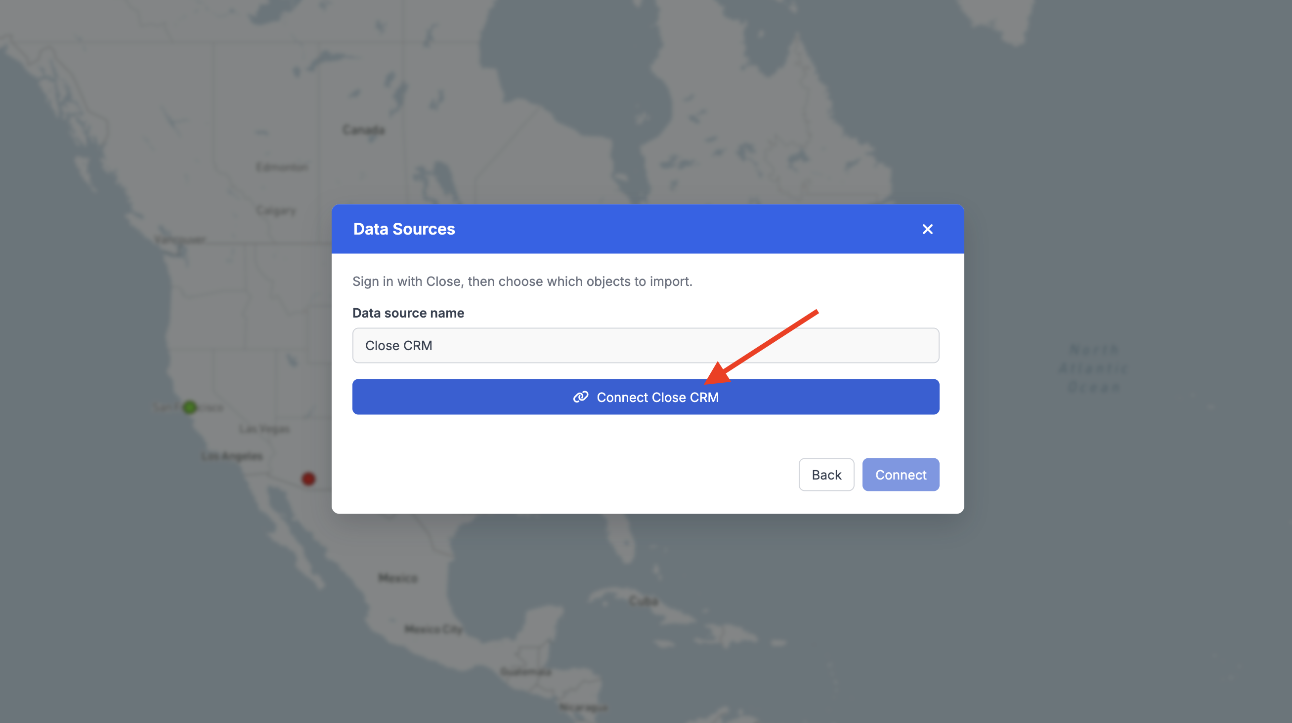 Connect Close CRM